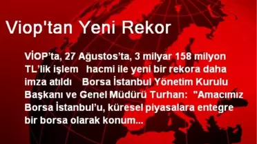 VİOP'tan Yeni Rekor