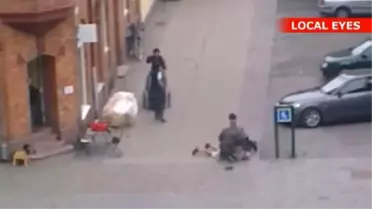 Karikatüriste Saldırı Girişiminin Videosu Yayınlandı