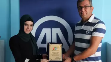 TTF'den Ağrı AA'ya Teşekkür Plaketi