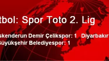 Futbol: Spor Toto 2. Lig