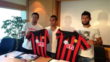 Erman Kılıç, Cristobal Jorquera ve Tanju Kayhan Eskişehirspor'da
