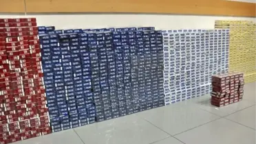Bafra'da 3 Bin 894 Paket Kaçak Sigara Ele Geçrildi