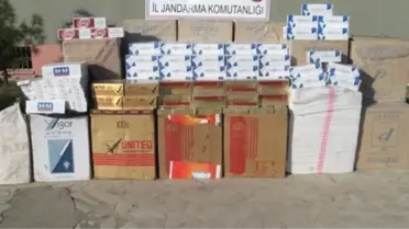 Bafra'da Kaçak Sigara Operasyonu