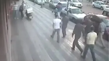 Üsküdar'da Yaşanan Silahlı Kavga Güvenlik Kamerasında