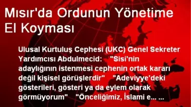 Mısır'da Ordunun Yönetime El Koyması