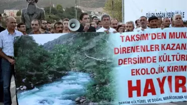 Muhtarlardan Hes Protestosu