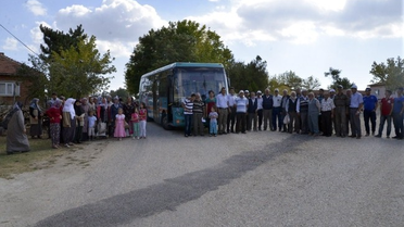 Atalantekke ve Tekeciler Köylerinde Otobüs Sevinci