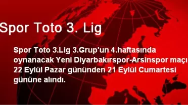 Spor Toto 3. Lig