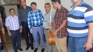 Öncül, Çogem'in Bağlama Kursu'nu Ziyaret Etti