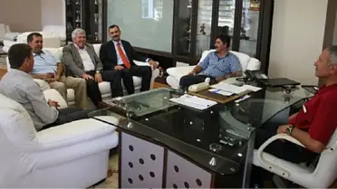 Yeni Kaymakamdan Dişli´ye Tanışma Ziyareti Yaptı