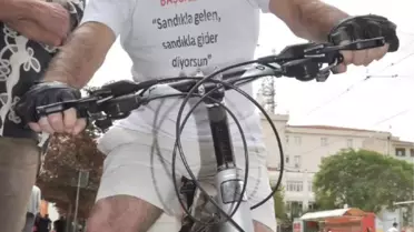 Başbakana Yazdığı Mektubu Bisikletle Ankara'ya Götürüyor