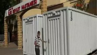 Nizip'te Kimyasal Arındırma Konteynırı Kuruldu