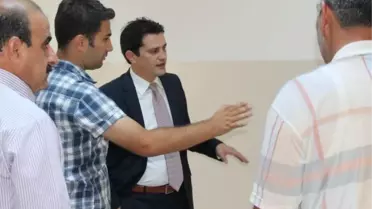 İdil Kaymakamı Karakaya Okulda İncelemelerde Bulundu