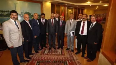 Mersin ESOB Yönetiminden Belediyeye Ziyaret