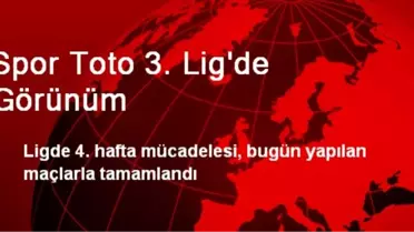 Spor Toto 3. Lig'de Görünüm