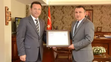 İzmir Bayraklı Kaymakam'ı, Samsun Valisi'ni Ziyaret Etti