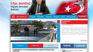 Başkan Mandalı Kendine İnternet Sitesi Açtı