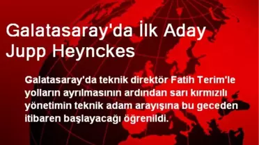 Galatasaray'da İlk Aday Jupp Heynckes