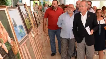 Ustaya Saygı Resim Sergisi Muratpaşa'da