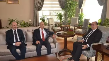 Orman ve Su İşleri Bakanlığı Müsteşarı Akca'dan Vali Savaş'a Ziyaret