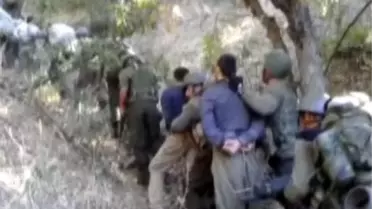 Firar Eden 18 PKK'lı Askerlere Taş Atarak Direndi
