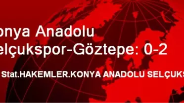 Konya Anadolu Selçukspor-Göztepe: 0-2