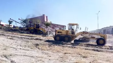 Besni Belediyesi, Küçük Sanayi Sitesi'ne Park Yaptırıyor