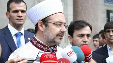 Mehmet Görmez'in Yüzünü Kızartan Mesaj