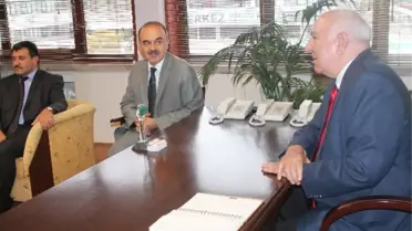 Vali Erol'dan KONESOB Başkanı Duvarcı'ya Ziyaret
