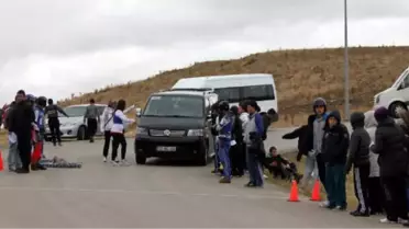 Otomobillerin Arasında Kızak Şampiyonası