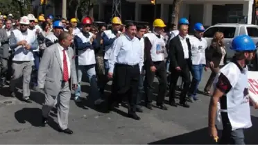 İşçilerden Özelleştirmeye Karşı Ankara Yürüyüşü