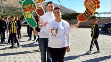 Tut İlçesinde Sağlıklı Yaşam Yürüyüşü Yapıldı