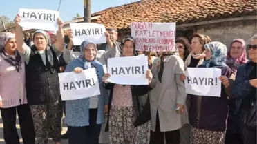 Kırklareli'de Çimento Fabrikası Protestosu