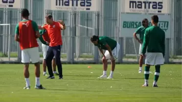 Bursaspor'da Taktik Çalışma