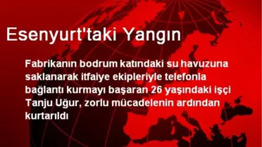 Esenyurt'taki Yangın