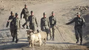 Gomane'de Dağı'nda Mehmetçik'in Bayram Coşkusu