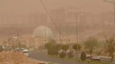 Güneydoğu'da Toz Bulutu Hava Ulaşımını Aksattı