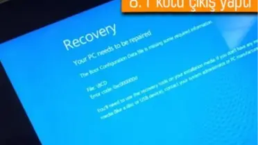 Microsoft, Windows 8.1 Güncellemesini Geri Çekti!