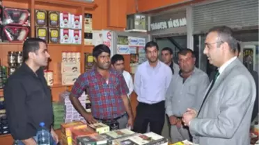 Nusaybin Kaymakamı Abdulhalim Can, İlçe Merkezinde Esnafı Ziyaret Ederek Sorunlarını Dinledi