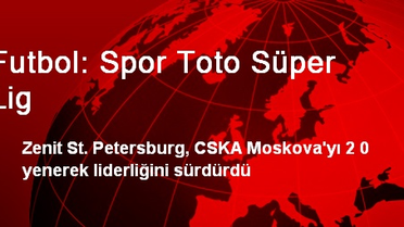 Futbol: Rusya Premier Lig'de Görünüm