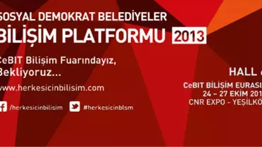 Ataşehir Belediyesi Cebit Bilişim Fuarı'nda Yerini Alıyor