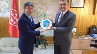 Bünyan Belediye Başkanı Mehmet Özmen'den DSİ'ye Teşekkür Plaketi