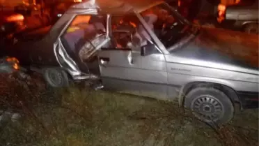 Tır Otomobile Çarptı: 1 Ölü, 3 Yaralı