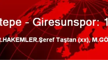 Göztepe - Giresunspor: 1-0
