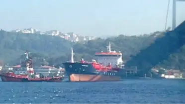Boğaz'a Demir Atan Gemiye Kıyı Emniyeti Müdahale Etti