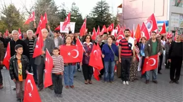 Nevşehir'de Cumhuriyet Yürüyüşü