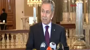 Arınç Gazetecilerin Sorularını Yanıtladı