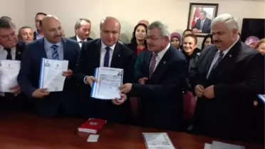 Çaycuma'da Belediye Başkanları Aday Adaylıklarını Topluca Açıkladılar