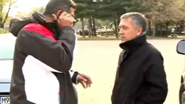 Sırbistan'da kaza geçiren TRT ekibi