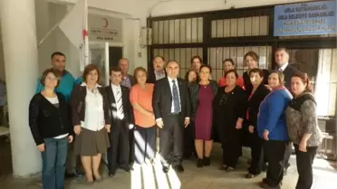 Urla Kaymakam Kızılay Şubesini Ziyaret Etti